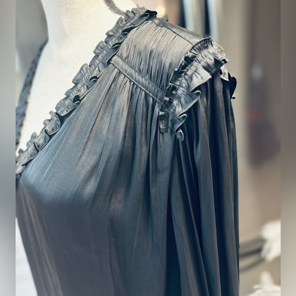 The Kooples Elegant Black Women's Blouse, Size L. Retail $215. NWT - Picture 3 of 11